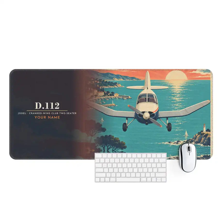 Jodel D.112 - 3D + Name - Desk Mat - Full Print