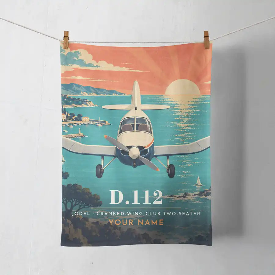 Jodel D.112 - 3D + Name - Towel - Full Print