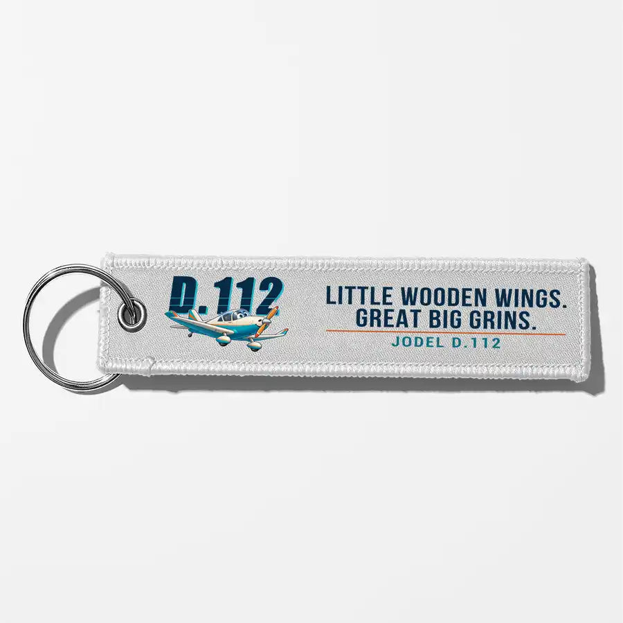 Jodel D.112 Aviator Key Chains - White - Cartoon