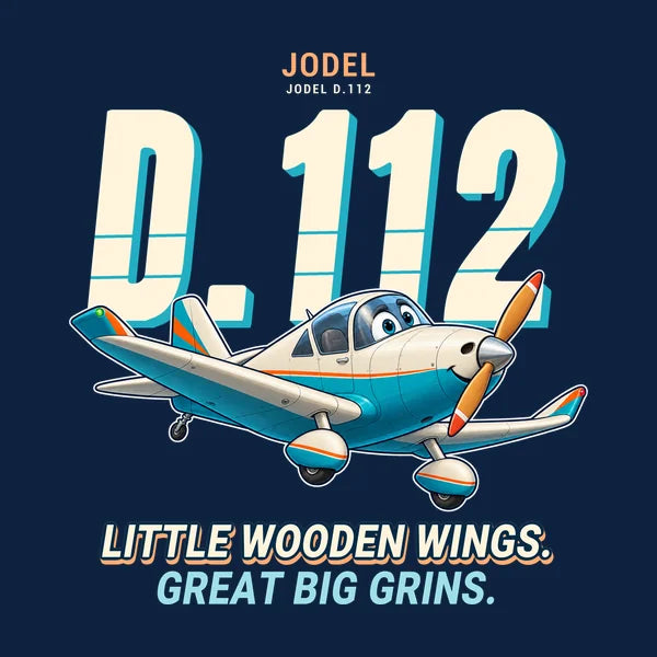 Jodel D.112 - Cartoon - Card