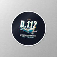Thumbnail for Jodel D.112 - Cartoon - Circle Sticker - Close-up