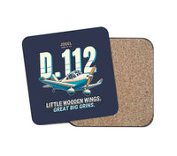 Thumbnail for Jodel D.112 - Cartoon - Coaster - Navy Blue