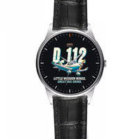 Thumbnail for Jodel D.112 - Cartoon - Leather Strap - Striped Black Leather Strap