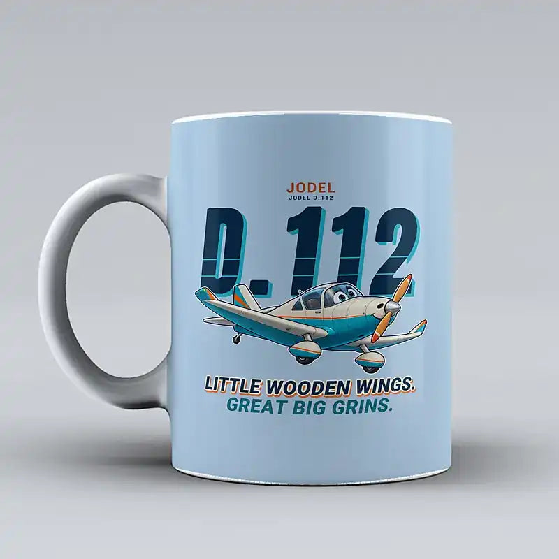 Jodel D.112 - Cartoon - Mug - Light Blue