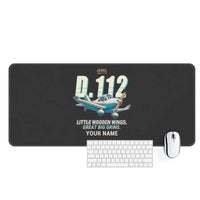 Thumbnail for Jodel D.112 - Cartoon + Name - Desk Mat - Black