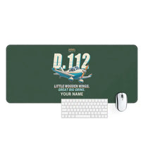 Thumbnail for Jodel D.112 - Cartoon + Name - Desk Mat - Dark Green