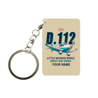 Thumbnail for Jodel D.112 - Cartoon + Name - Key Chain - Beige
