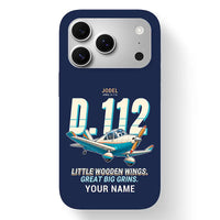Thumbnail for Jodel D.112 - Cartoon + Name - MagSafe iPhone 17 Pro - Navy Blue