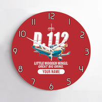 Thumbnail for Jodel D.112 - Cartoon + Name - No Frame - Red