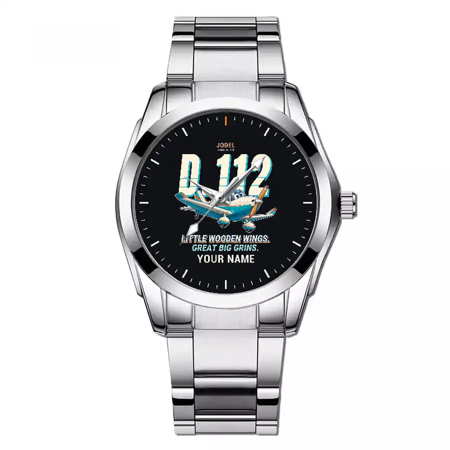 Jodel D.112 - Cartoon + Name - Stainless Steel Band - For Men