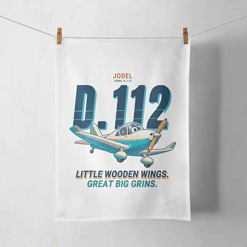 Jodel D.112 - Cartoon - Towel - White