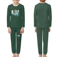 Thumbnail for Jodel D.112 - Children Pajamas - Cartoon Chest - Dark Green