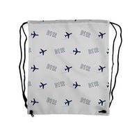 Thumbnail for Jodel D.112 - Drawstring Bag - 3D Pattern - Light Gray