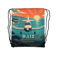 Thumbnail for Jodel D.112 - Drawstring Bag - 3D Scene + Name