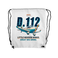 Thumbnail for Jodel D.112 - Drawstring Bag - Cartoon - White
