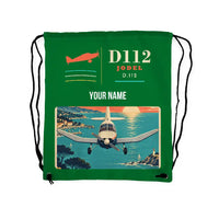 Thumbnail for Jodel D.112 - Drawstring Bag - Classic + Name - Green