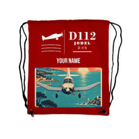 Thumbnail for Jodel D.112 - Drawstring Bag - Classic + Name - Red
