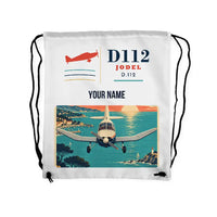 Thumbnail for Jodel D.112 - Drawstring Bag - Classic + Name - White
