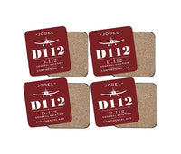 Thumbnail for Jodel D.112 - Heritage - Coaster Set - Dark Red