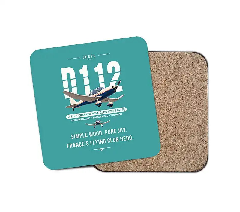 Jodel D.112 - Original - Coaster - Turquoise