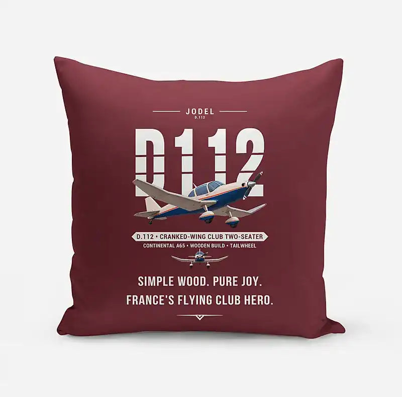 Jodel D.112 - Original - Pillow - Dark Red
