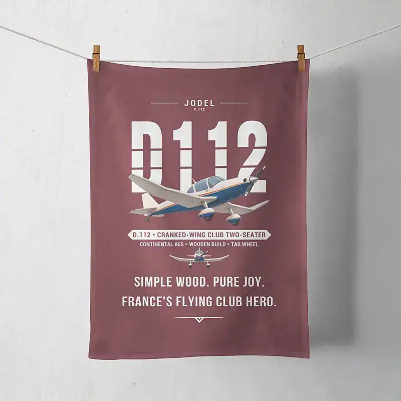 Jodel D.112 - Original - Towel - Dark Red