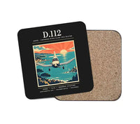 Thumbnail for Jodel D.112 - Poster - Coaster - Black