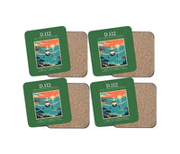 Thumbnail for Jodel D.112 - Poster - Coaster Set - Green