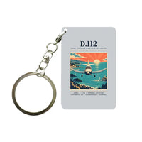Thumbnail for Jodel D.112 - Poster - Key Chain - Light Gray