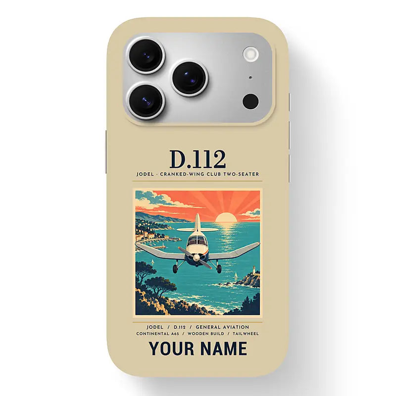 Jodel D.112 - Poster + Name - MagSafe iPhone 17 Pro - Beige