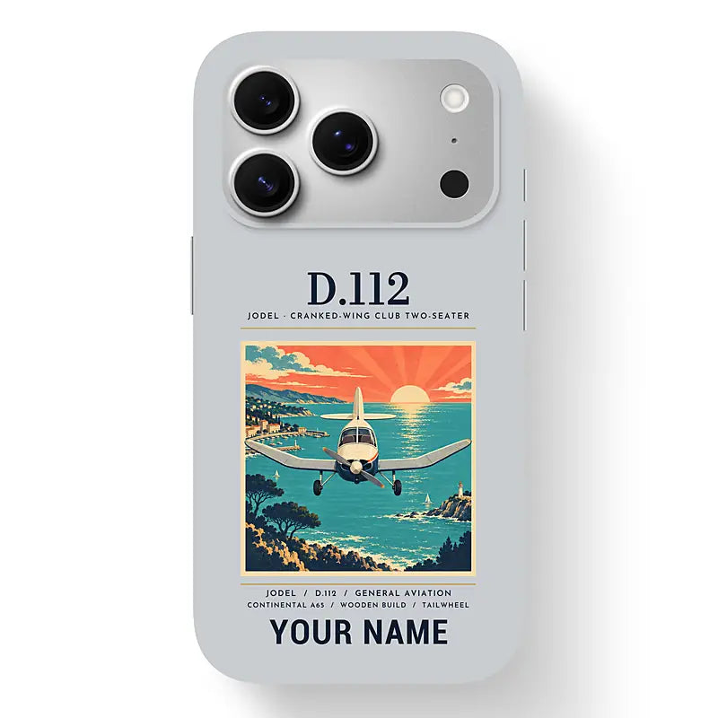Jodel D.112 - Poster + Name - MagSafe iPhone 17 Pro - Light Gray