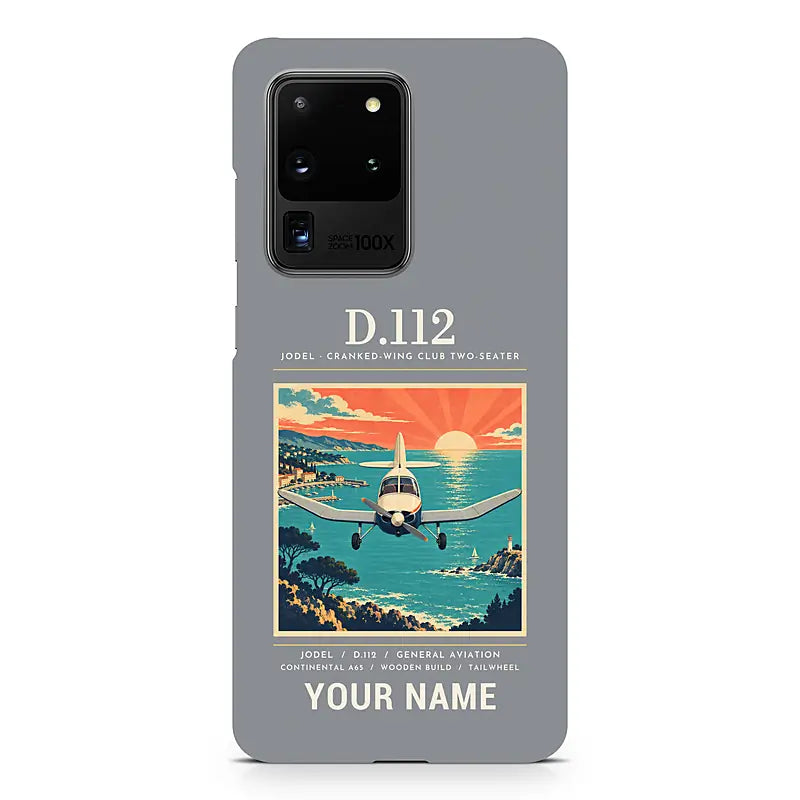 Jodel D.112 - Poster + Name - Samsung Case - Gray