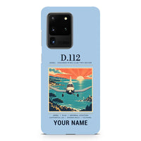 Thumbnail for Jodel D.112 - Poster + Name - Samsung Case - Light Blue