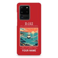Thumbnail for Jodel D.112 - Poster + Name - Samsung Case - Red