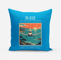 Thumbnail for Jodel D.112 - Poster - Pillow - Turquoise