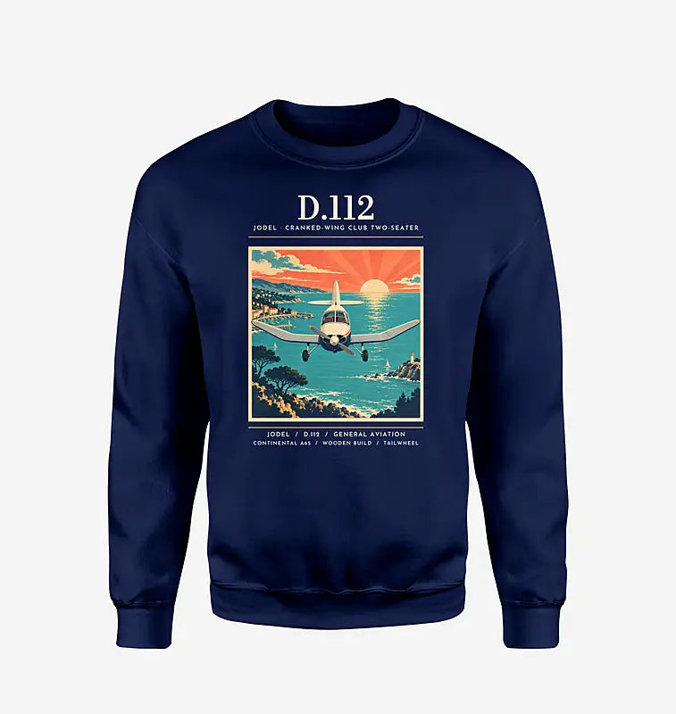 Jodel D.112 - Poster - Sweatshirt - Navy Blue