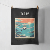 Thumbnail for Jodel D.112 - Poster - Towel - Black