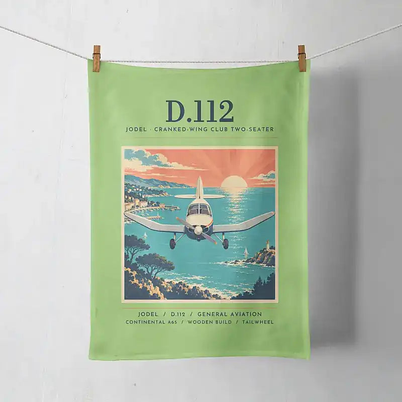 Jodel D.112 - Poster - Towel - Light Green