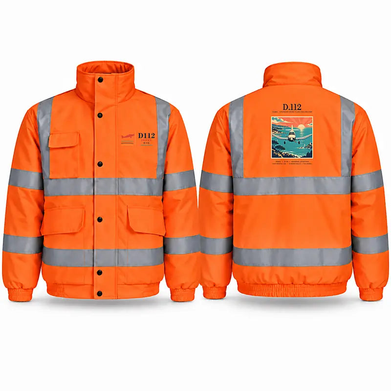 Jodel D.112 Reflective Winter Jackets - Poster - Orange