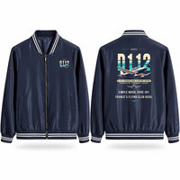 Thumbnail for Jodel D.112 Stylish Jackets - Baseball Collar - Original - Navy Blue