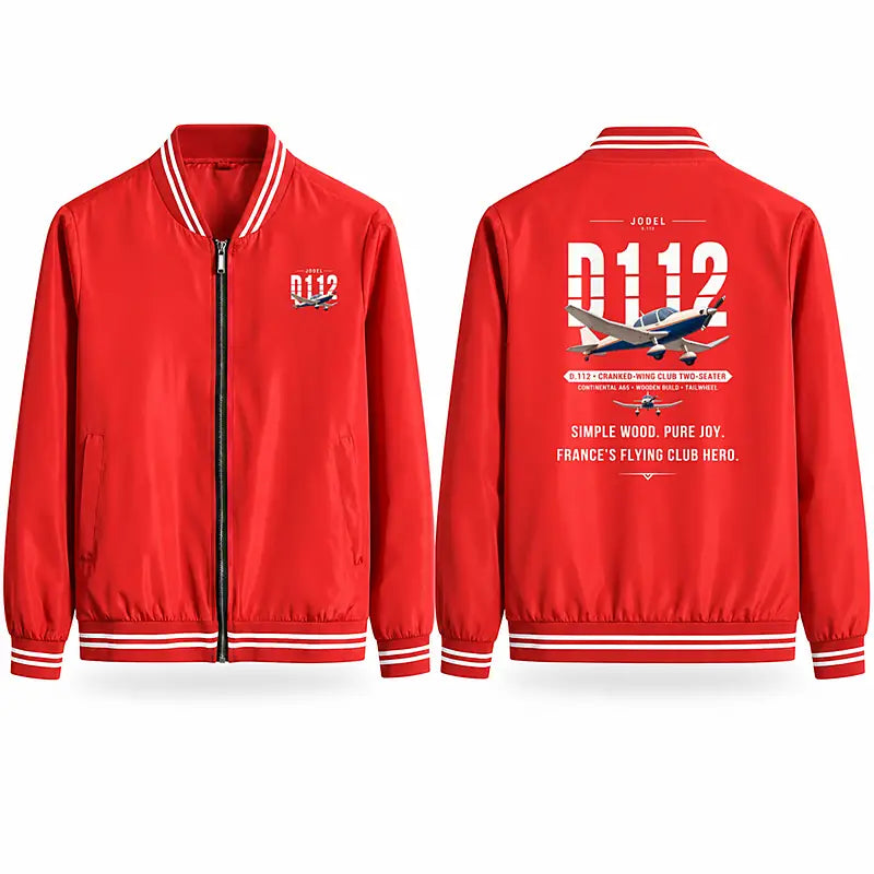 Jodel D.112 Stylish Jackets - Baseball Collar - Original - Red