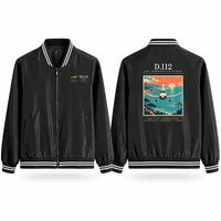 Thumbnail for Jodel D.112 Stylish Jackets - Baseball Collar - Poster - Black