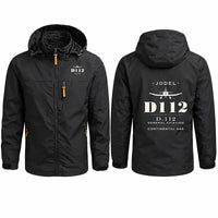 Thumbnail for Jodel D.112 Stylish Jackets - Hooded Windbreaker - Heritage - Black