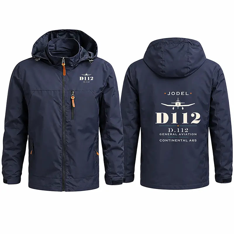 Jodel D.112 Stylish Jackets - Hooded Windbreaker - Heritage - Navy Blue