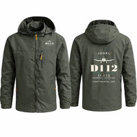 Thumbnail for Jodel D.112 Stylish Jackets - Hooded Windbreaker - Heritage - Olive Green