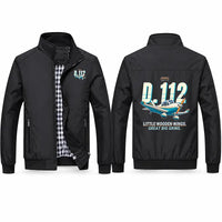 Thumbnail for Jodel D.112 Stylish Jackets - Stand Collar - Cartoon - Black