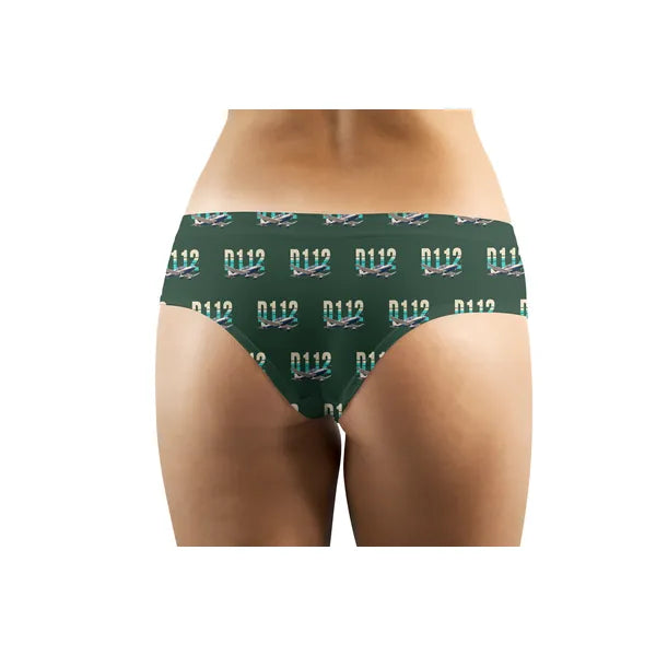 Jodel D.112 - Women Panties - Original Pattern - Dark Green - Back