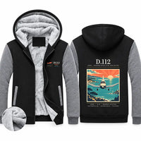 Thumbnail for Jodel D.112 Zipped Sweatshirts - Poster - Black & Gray