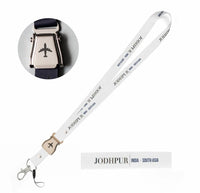 Thumbnail for Jodhpur City Series seat belt lanyard - white