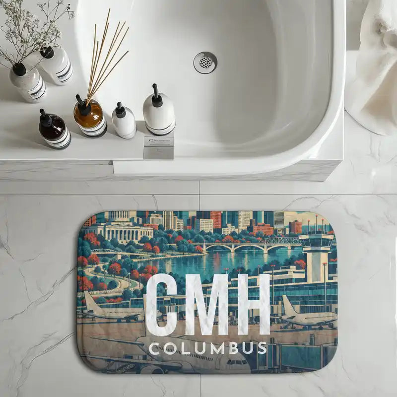John Glenn Columbus International Airport (CMH) bath mat